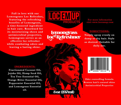 Loc Em Up Lemongrass Loc Refresher (8 oz)